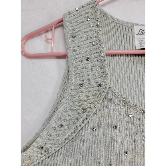 Side Effects CTS Brad beautifully embellished tank top size M - Picture 3 of 9